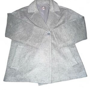 J. Jill Light Gray Pea Coat